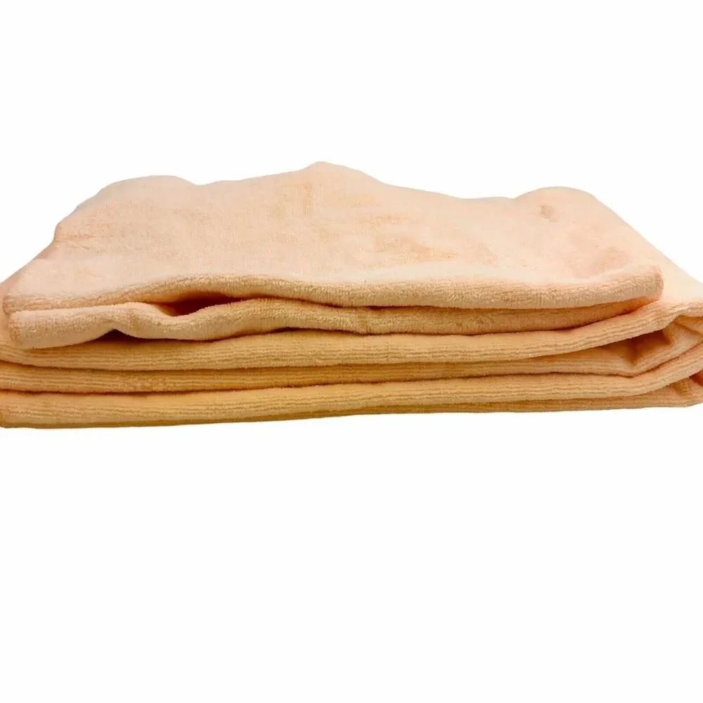 #4337 VTG Fieldcrest Peach guest towels